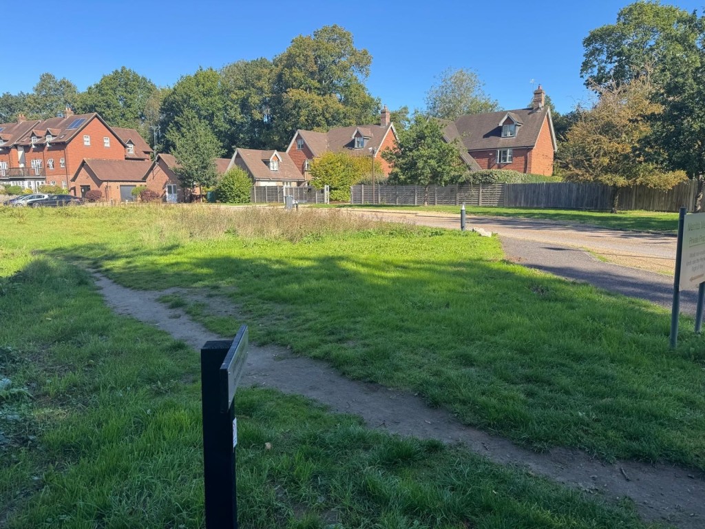 Lot: 53 - FREEHOLD LAND WITH POTENTIAL - View of the land from Station Road